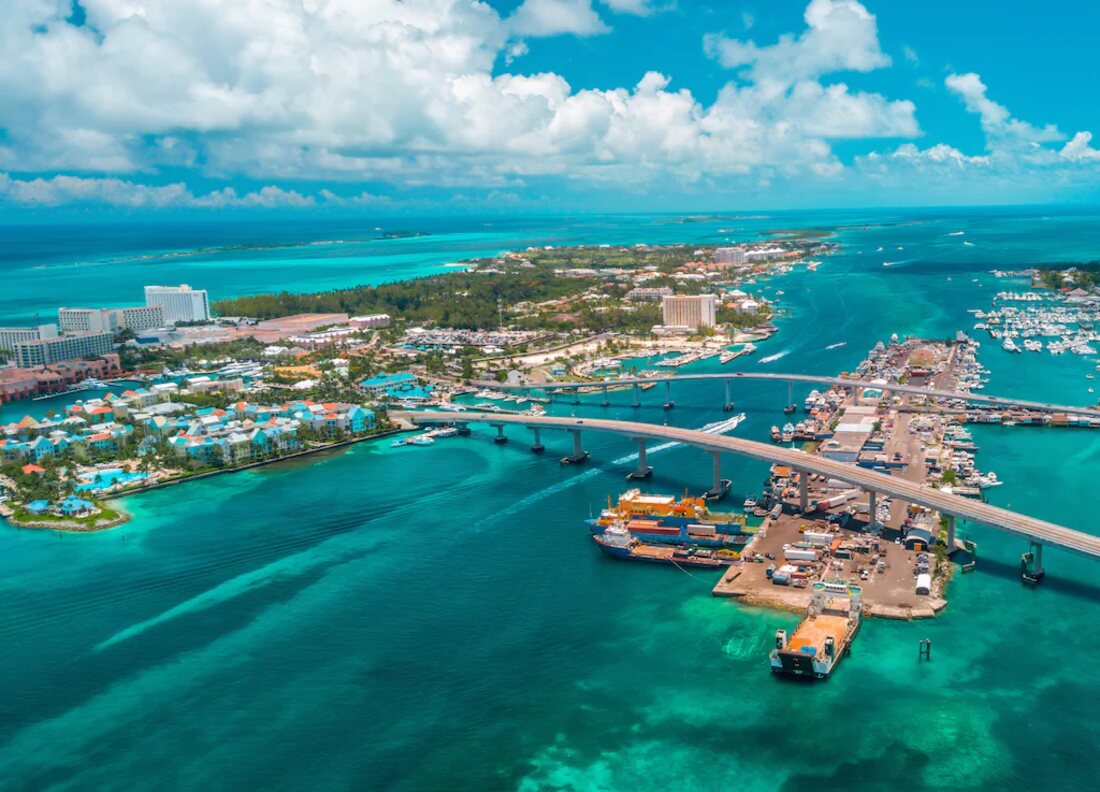 Nassau harbor, Bahamas